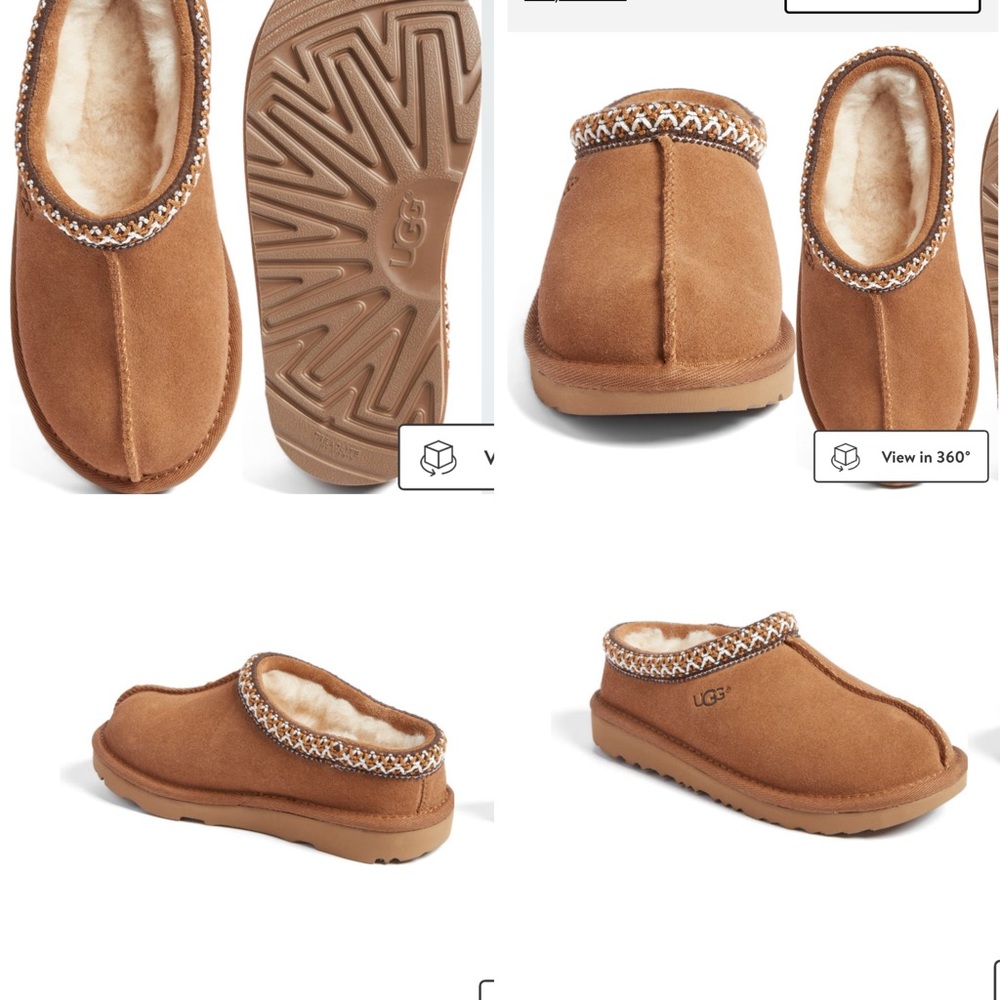 UGG Tasman 2 big kids slippers size 4